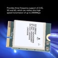 thumbnail image 4 of Wireless  Card, Easy To Install MT7902 2.4GHz 5GHz 6GHz  Card 2400Mbps High Speed  for PC, 4 of 7