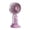 Purple, variant on Desk Fan For Bedroom With USB Rechargeable Function Perfects For Hiking Camping Travel Sports Outdoor Activities