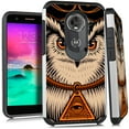 thumbnail image 1 of DALUX Hybrid Slim Phone Case Compatible with Moto G7 Power / Moto G7 Supra / Moto G7 Optimo Maxx - All Seeing Owl, 1 of 1