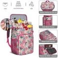 thumbnail image 5 of Travel Cooler Bag - Pioneer Flower Floral Print Pattern Camping Beer Cooler Backpack with Bottle Opener- Waterproof Insulated Picnic Backpacks - Cooler Bag for Beach, 5 of 6