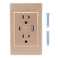 thumbnail image 2 of Toma De Pared Con Puerto USB Y Tipo C Tomacorriente De Pared Eléctrico Ignífugo Para PC De 15 A Para El Hogar, Oficina, Sala De Estar Y Dormitorio, 2 of 7