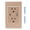 Gold, variant on Riousery 15A Electrical Wall Outlet with USB and Type C Port, PC Flame Retardant Receptacle for Home and Office, White US Plug (4.65 inches / 11.80 cm)