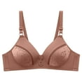 thumbnail image 4 of Luxalzxs Wireless Bras for Women No Padding Adjustable Straps Full Coverage Bralettes Comfortable No Underwire Push Up Support Bras Everyday Wear Brassiere, 4 of 8