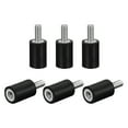 thumbnail image 1 of Soportes de Goma Unique Bargains 6uds M4 Macho/Hembra Aislador de Vibraciones Negro D10mmxH15mm, 1 of 5