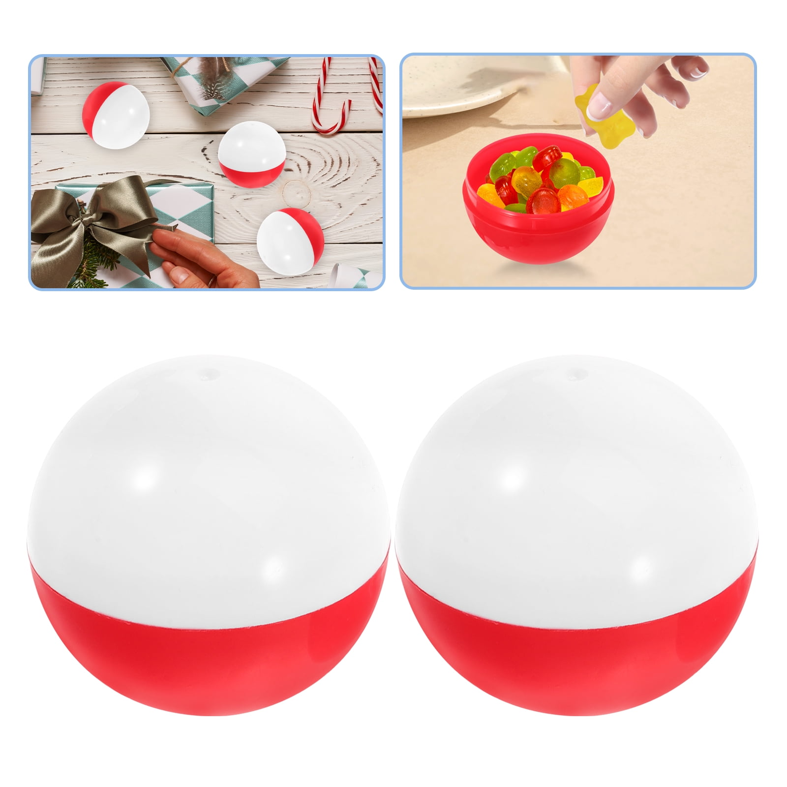 50pcs Empty Fillable Capsules, Multi-Purpose Refillable Capsules for Candy, Pills, Storage, Container Box