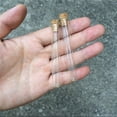 thumbnail image 3 of 4ml Transparent Test Tube Glass Bottle with Cork Small Bottle with Cork Stopper for Party a Birthday Present Wedding Decoration 50pcs, 3 of 5