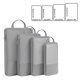 thumbnail image 3 of Set de 4 Cubos de Compresión para Equipaje | Organizadores Que Ahorran Espacio con Cremallera | Bolsas de Malla de Nylon para Maleta | Empaque Fácil para Estudiantes y Viajeros, 3 of 6