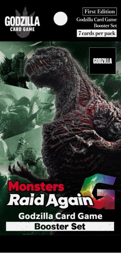 Godzilla Card Game Booster Set #2 Booster Display, Monsters Raid