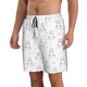 thumbnail image 2 of Balery Heart Rabbit Traje de Baño Estilo Hawaiano para Hombre, Shorts de Secado Rápido con Bolsillos-Large, 2 of 6