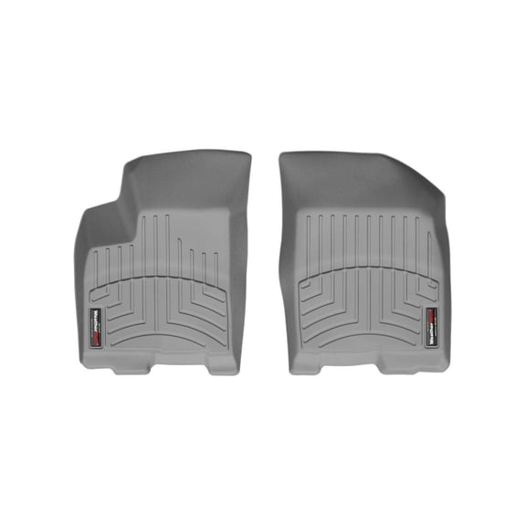 WeatherTech Custom Fit FloorLiners compatible with Aveo, G3 - 1st Row (Driver & Passenger), Grey
