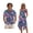 Pink Hibiscus Palm Leaf, variant on Xixirimido Gothic Skull Pink Rose Heart Matching Couple Outfits His and Hers Set Men's Button Down Shirt & Women's Sleeveless Midi Dress Summer Casual Beach Vacation Clothes, XL
