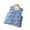 Blue, variant on LYMAYTER Kids Baby Boys Girls Cotton Vest Toddler Fall Winter V-Neck Warm Waistcoat Girls Solid Color Sleeveless Jacket for 9M-6 T