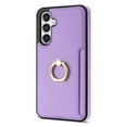 thumbnail image 6 of Nalacover for Samsung A54 5G Wallet with Card Holder Slot, 360°Rotation Ring Holder Kickstand Cover for Men Women Protective Premium PU Leather Shockproof Cover for Samsung Galaxy A54 5G, Purple, 6 of 9