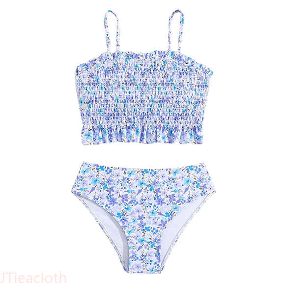 JTieacloth Girls Bikini Hot Spring Vacation Beach Swimsuit,Sizes 9-10 Years