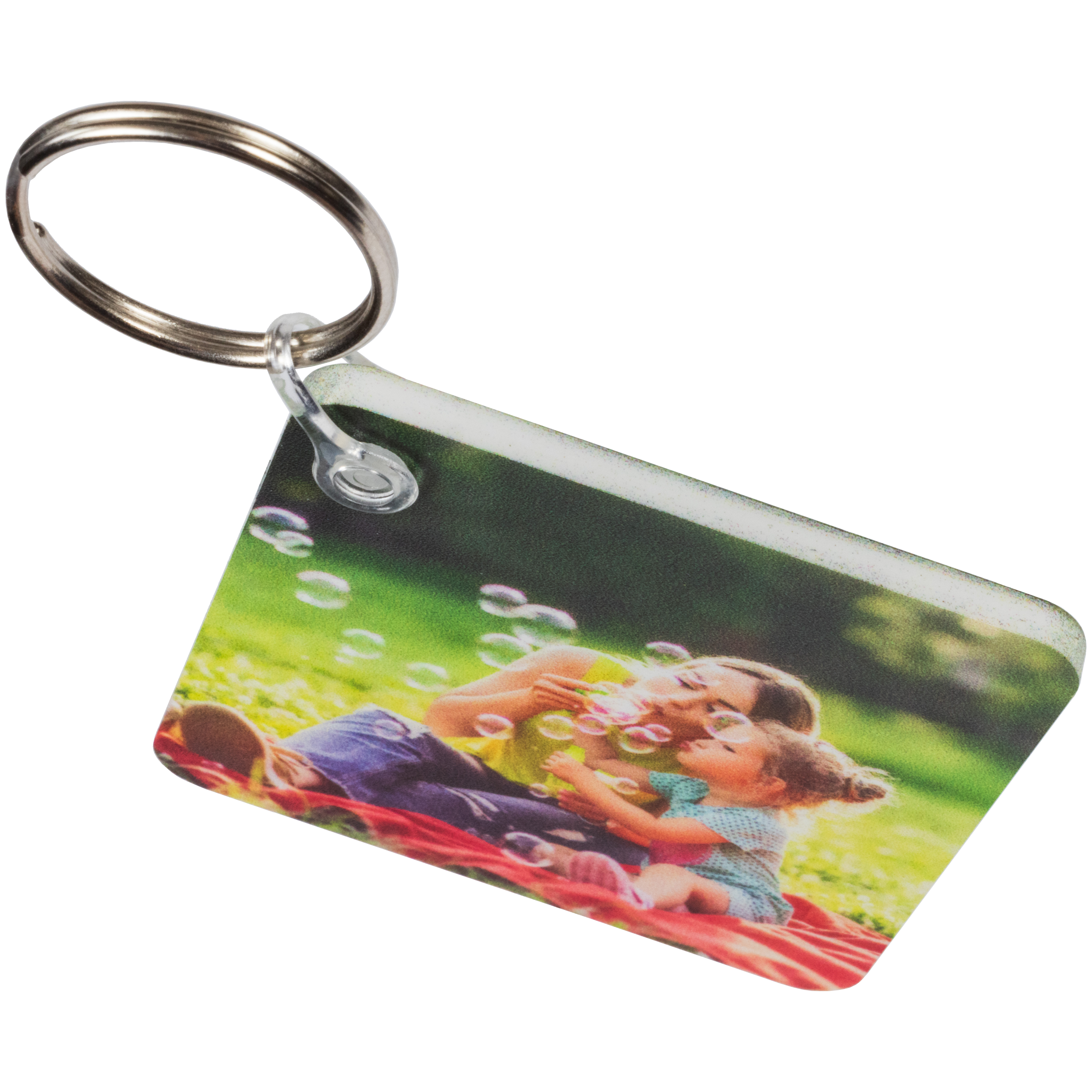 Double-Sided Square Key Chain