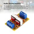 thumbnail image 2 of Audio Stereo Isolator Eliminate Current Sound Interference Filter Eliminator Ground Loop Suppressor Noise Isolation, 2 of 5