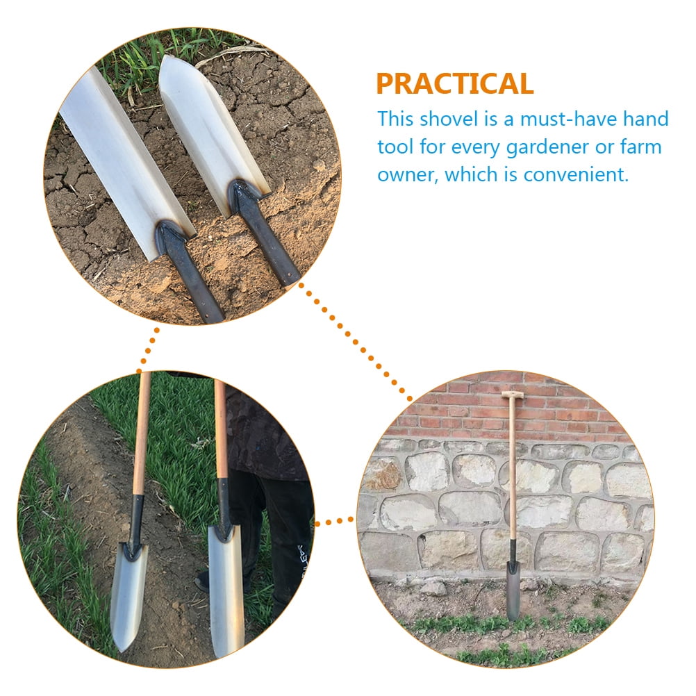 TABLZONE Steel Garden Trowel for Planting, Cultivating, and Digging with Comfortable Handle