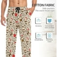 thumbnail image 4 of Top-kevin Christmas Monkey Men's Cotton Pajama Pants Soft Comfy Sleep & Lounge Pants Pjs Bottoms with Pocketsc, 4 of 13