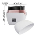 thumbnail image 5 of Cordless Hair Styling Brush,Wireless Hair Straightener Brush,2-in-1 Smart 20s Fast Heat 3 Temp Settings Rechargeable Scald Hair Styling Tool ,Portable Travel Comb, 5 of 5