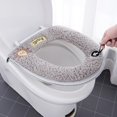 thumbnail image 4 of Piezas de cojín universal para asiento de inodoro doméstico Con lazo para colgar CHAO 2 piezas, 4 of 5
