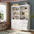 thumbnail image 2 of Homieasy 23.6" Closet System with Wooden Drawers, White, 2 of 7