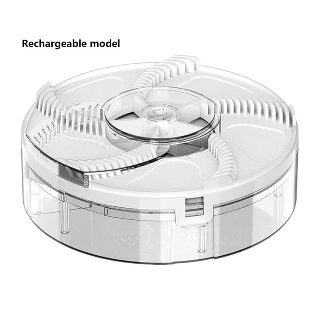 Atrapamoscas USB automático Trampa eléctrica para moscas Atrapa insectos silencioso (B blanco)