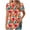 Print 10, variant on Women's Blouses Top Cute Printed Summer T-Shirts Casual Chest Pleated Tunic Top Round Neck Puff Sleeves Blouses Loose Outdoor Beach Vacation Pullover Tops