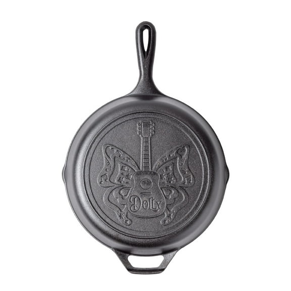 Dolly Parton x Lodge Cast Iron 10.25”Seasoned Skillet, Butterfly