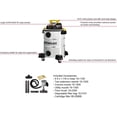 thumbnail image 3 of STANLEY 4 HP - Aspiradora en seco y húmedo, Acero Inoxidable, 10 Gallon, 5.5 HP, 1, 3 of 3