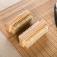 thumbnail image 6 of Visland Natural Bristles Nail Brush, Double Sides Washable Bristles Brush with Beech Wood Handle for Women Kids Manicure and Pedicure Cleaning, 6 of 7