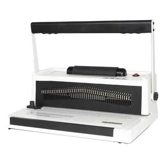 S20A Electric Card Loose-Leaf Punching Machine Spiral Plastic Ring Binding And Punching Machine Single Coil Binding Machine ,Pinpoint Punching