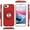 Red, variant on For Apple iPhone SE 3 (2022) SE/8/7 Case, Metal Matte Hybrid with Invisible Rotational Ring Stand, Car Mount Friendly, Military Grade Slim Fit Sturdy Phone Cover (Blue)