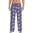 thumbnail image 2 of Goofa Cute Pig Printed Soft Pajama Pants for Men, Wide Leg Comfy Casual Lounge Yoga Pants-X-Large, 2 of 9