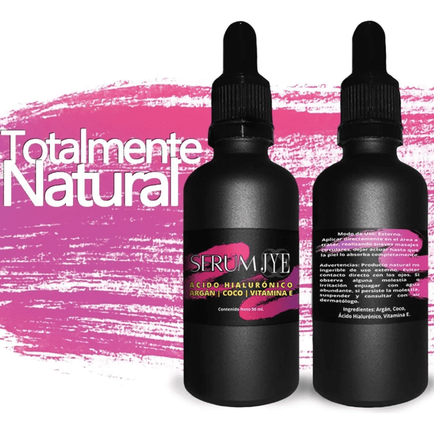 Serum Jye Argan,coco,vitamina E + Acido Hialuronico 50 Ml Tipo de piel Mixta