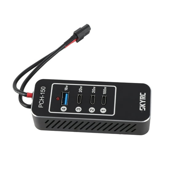 Power 158W Power Charging Hub 4 Port Power Strip With 3 USB C Ports 1 USB A Port For Laptop Tablet Smartphone