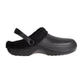 thumbnail image 2 of FOAMWALK Men's Comfy and Soft Solid Clogs with Sherpa Lining - Fluffy Clogs for Men, Black, 7/8, 2 of 8