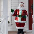 Holiday Time LightUp Santa Musical Christmas Decoration, 63 in
