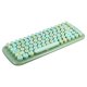 thumbnail image 3 of Combo Mofii CANDY Keyboard Mouse Combo Wireless 2.4G Color mezclado 84 Key Mini Keyboard Mouse Set con tapas de teclas circulares Punk Verde Mofii Combo, 3 of 7