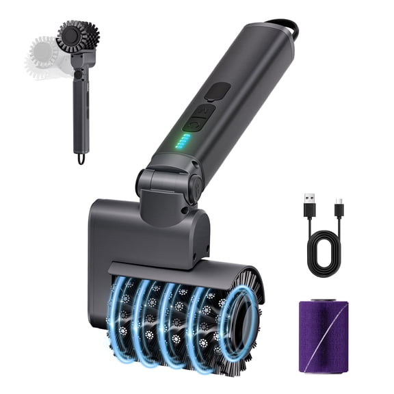 REHOTTOP Electric Grill Brush for Outdoor Grill, Cordless Grill Cleaner with 304 Stainless Steel, BBQ Grill Brush Bristle Free, 3-Speed Settings