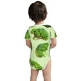 thumbnail image 2 of Rocae Broccoli 3 for Baby Cotton Short-Sleeve Bodysuits for Unisex Onesies Bodysuit-2 Years, 2 of 7