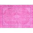 thumbnail image 1 of Ahgly Company Indoor Rectangle Abstract Pink Modern Area Rugs, 5' x 7', 1 of 4