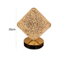 thumbnail image 1 of Regalo de adorno de lámpara de escritorio de cristal regulable con luz nocturna acrílica 3D (rombo) Hugtrwg Para estrenar, 1 of 6