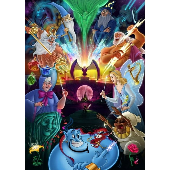 Diamond Painting Kits for Adults&Beginners DIY 5D Diamond Art Paint with Round Diamonds Full Drill Villain Gem Art Painting Kit for Home Wall Decor Gifts(12x16inch)