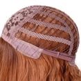 thumbnail image 4 of Diadema de peluca corta y rizada para mujeres, cabello de seda de alta temperatura, peinado con calor amigable, color naranja, banda elástica cómoda, cuidado fácil, opciones de estilo versátiles, 4 of 8