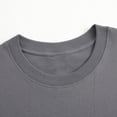 thumbnail image 5 of UNISHE Women's Soft Striped Bow Crab Dual Side Coastal Crabby Sun Salt Sass Beach Graphic Short Sleeve T-Shirts Grey Tops, 5 of 6
