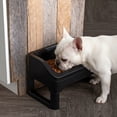 thumbnail image 3 of IRIS Adjustable Elevated Pet Feeder, Black, 2 Pk, 3 of 14
