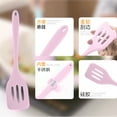 thumbnail image 3 of 2 Piece Mini Kitchen Utensil Set- Silicone Kitchen Tools with Spatulaslight pink + purple, 3 of 5