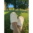 thumbnail image 4 of 100% Organic Cotton House Slippers Comfortable Sustainable Slip on Loafers Small 34-38, 4 of 15