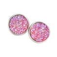 thumbnail image 3 of Pendientes Gotas Minnieouse de acero inoxidable color rosa, 3 of 6