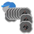 thumbnail image 4 of Tire Repair Patch, 10Pcs 115mm Car Rubber Tire Tyre Puncture Repair Cold Patch Tubeless Patches, 4 of 7
